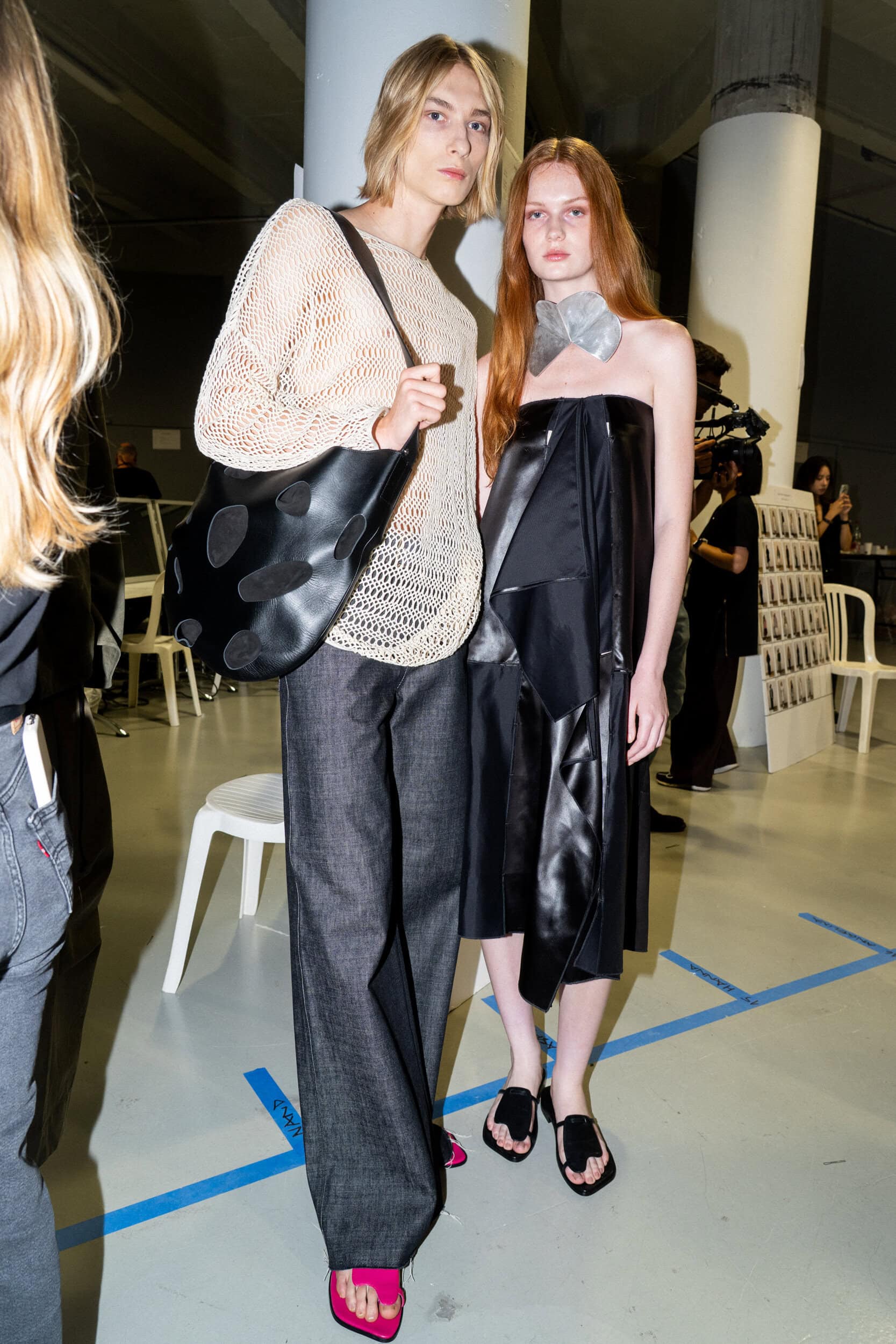 Niccolo Pasqualetti Spring 2027 Fashion Show Backstage
