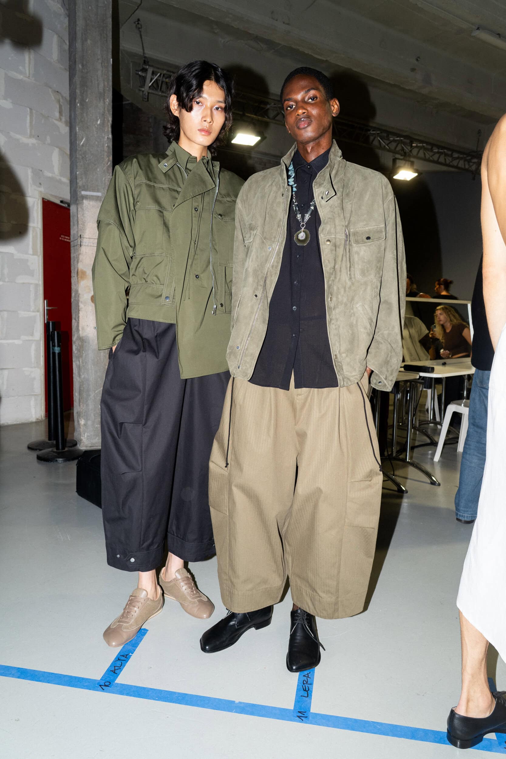 Niccolo Pasqualetti Spring 2027 Fashion Show Backstage