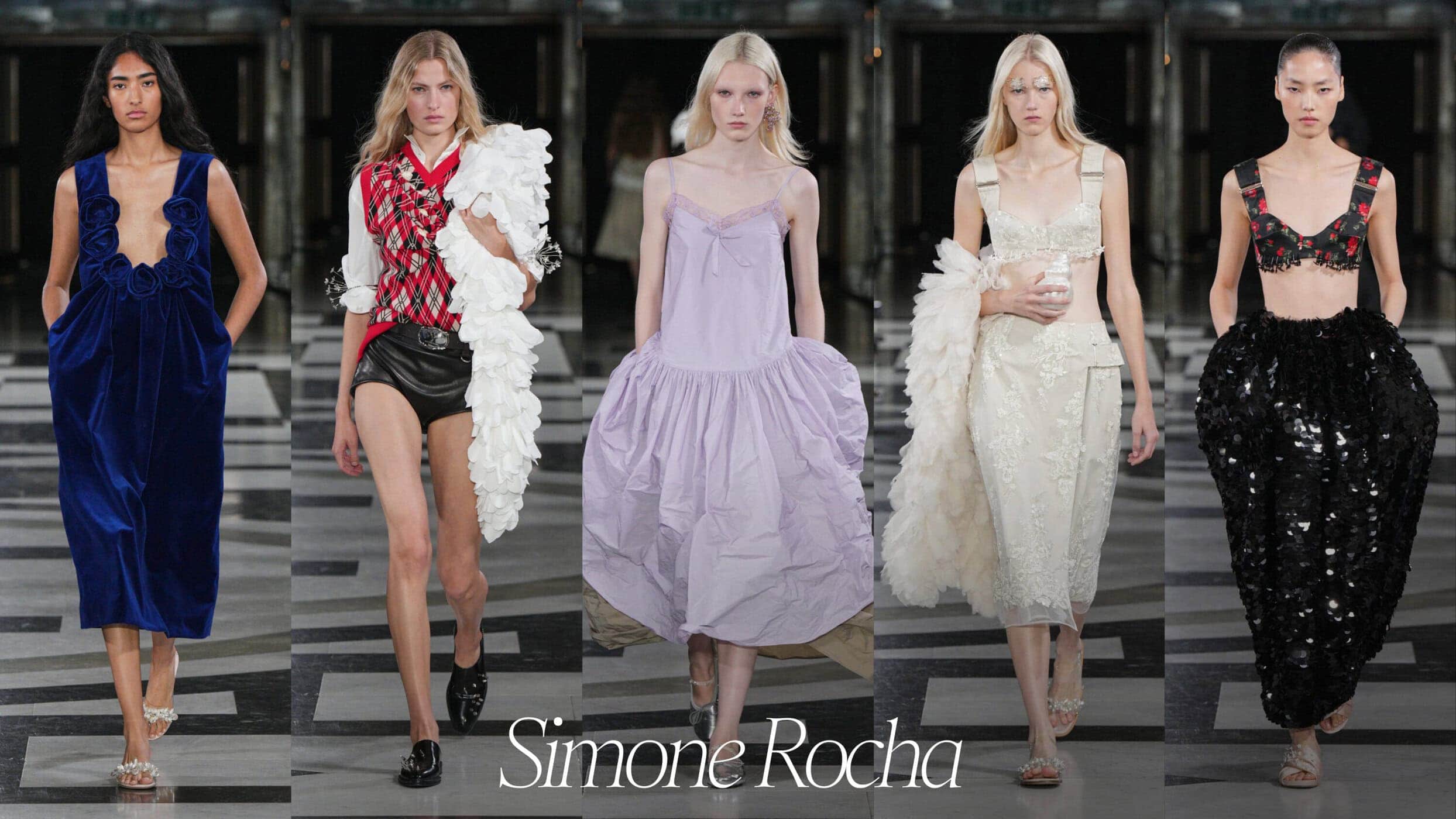 Simone Rocha Spring 2027 runway looks at London Fashion Week