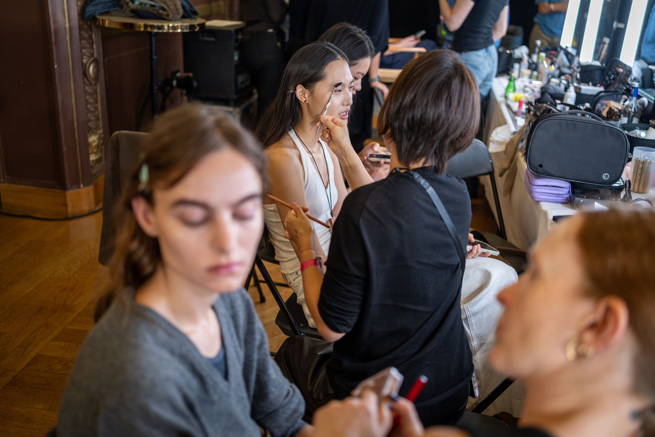 Time Spring 2027 Fashion Show Backstage
