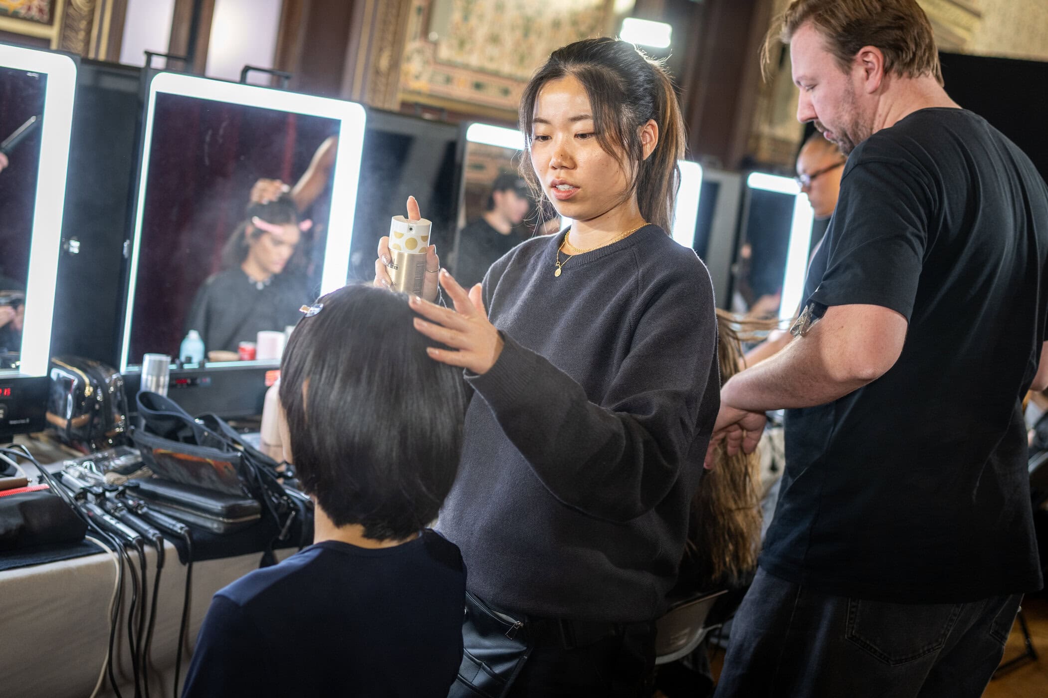 Time Spring 2027 Fashion Show Backstage