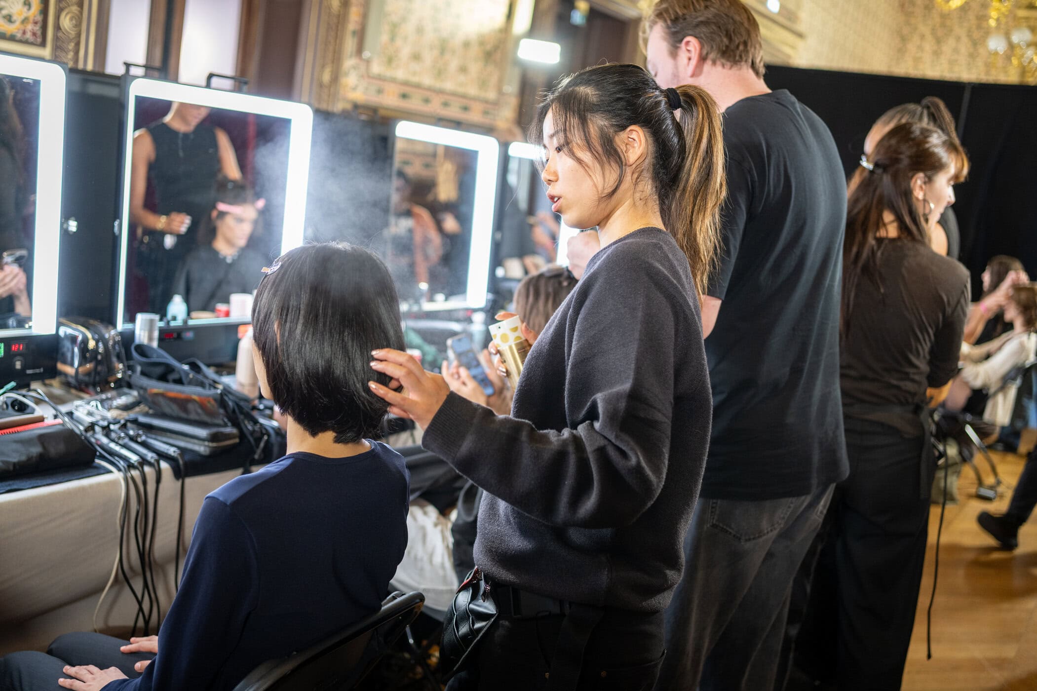 Time Spring 2027 Fashion Show Backstage
