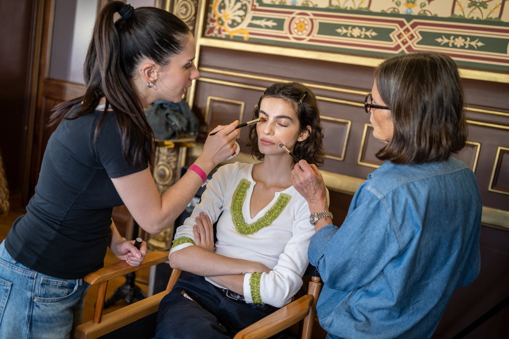 Time Spring 2027 Fashion Show Backstage