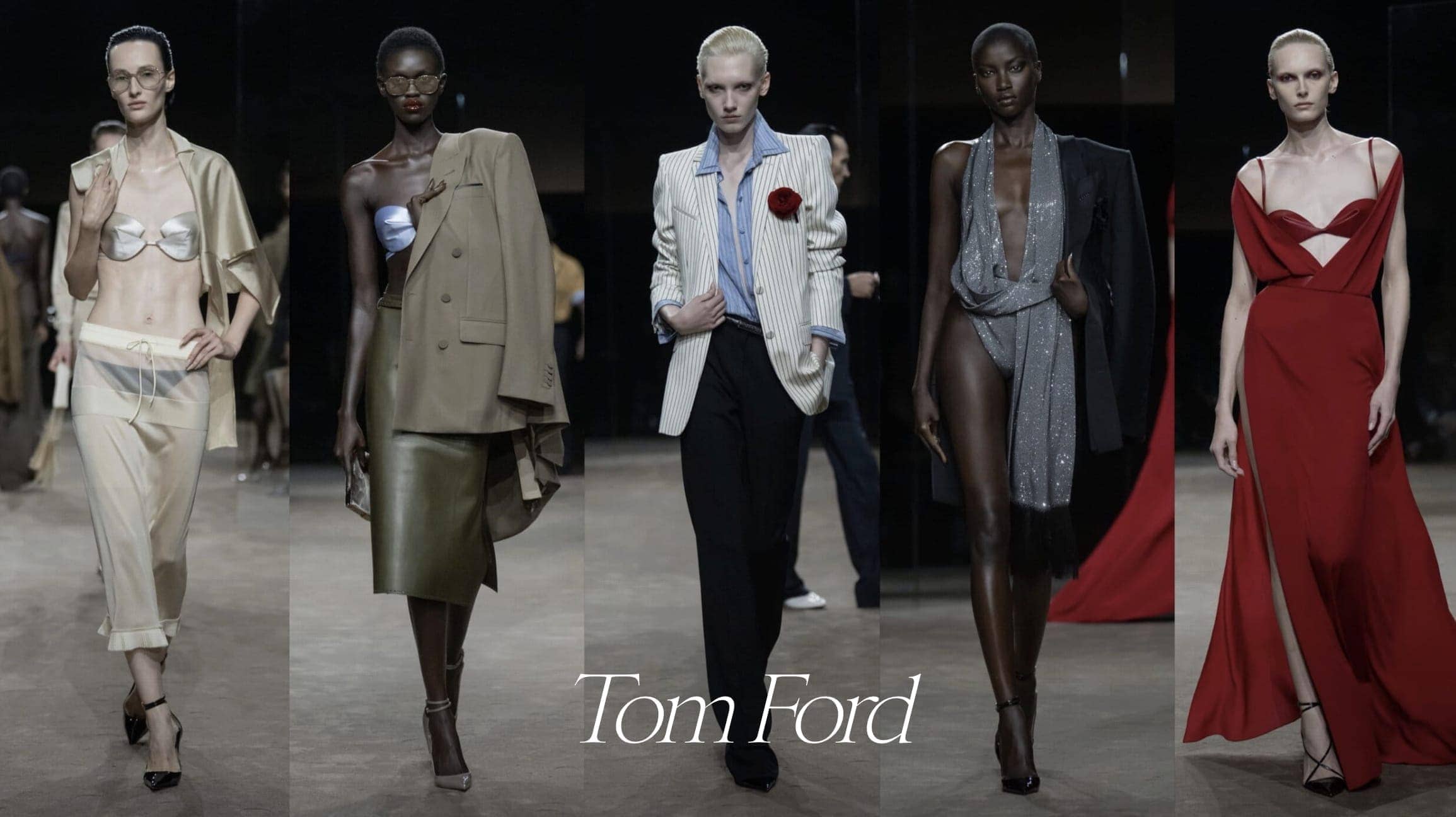 Tom Ford Spring 2027 runway looks at Paris Fashion Week
