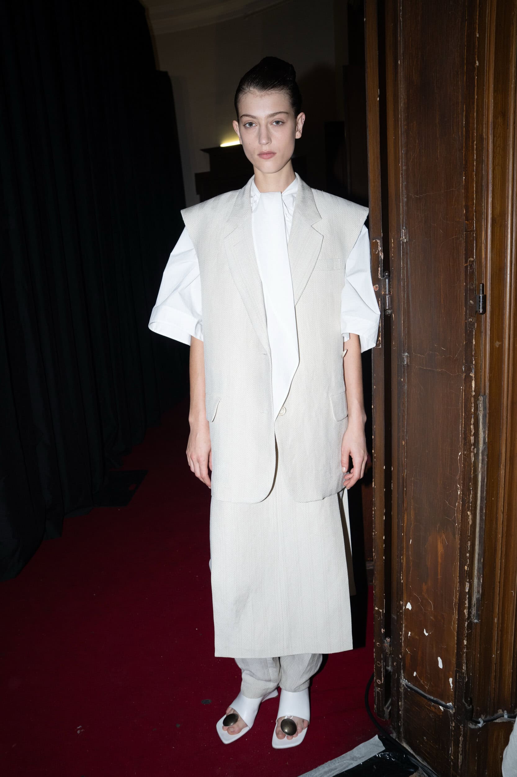 Uma Wang Spring 2027 Fashion Show Backstage