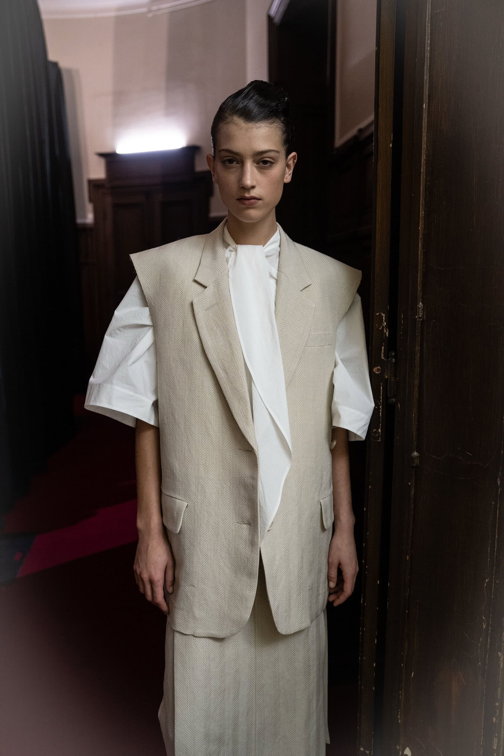 Uma Wang Spring 2027 Fashion Show Backstage