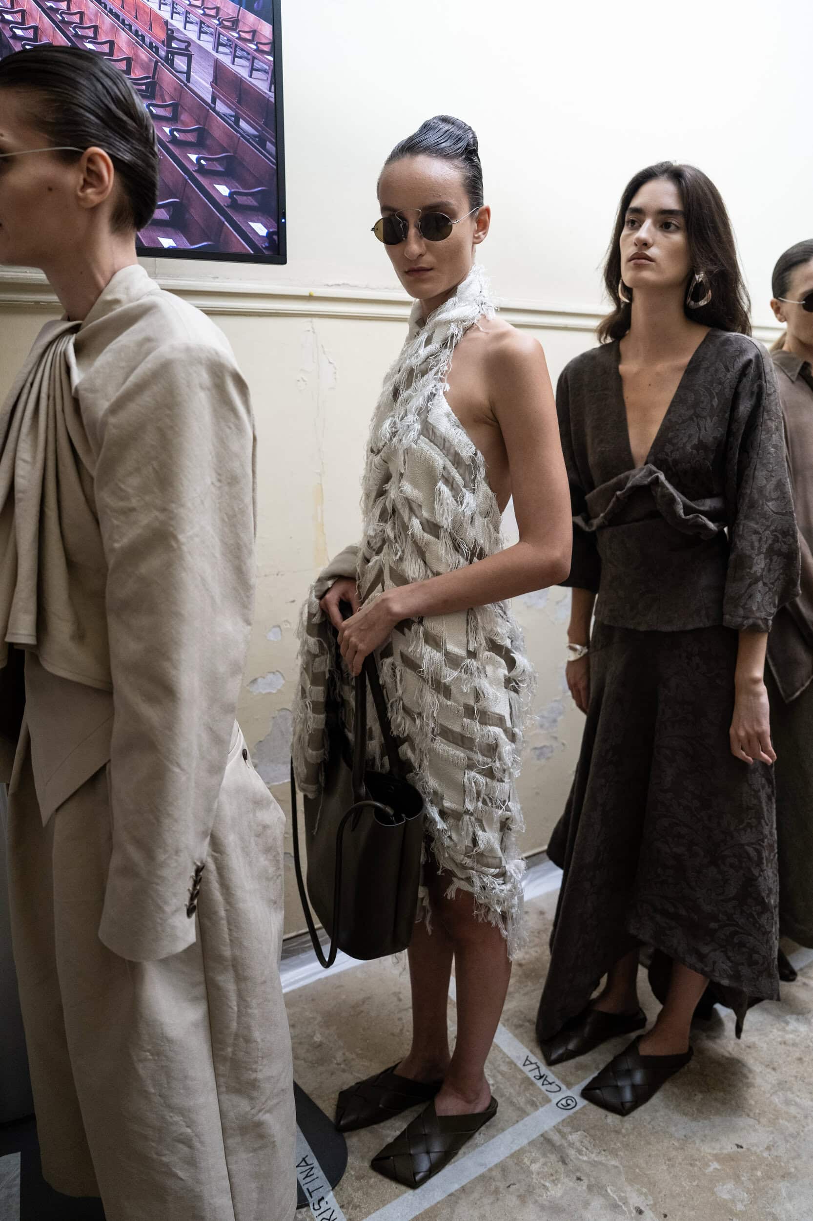 Uma Wang Spring 2027 Fashion Show Backstage