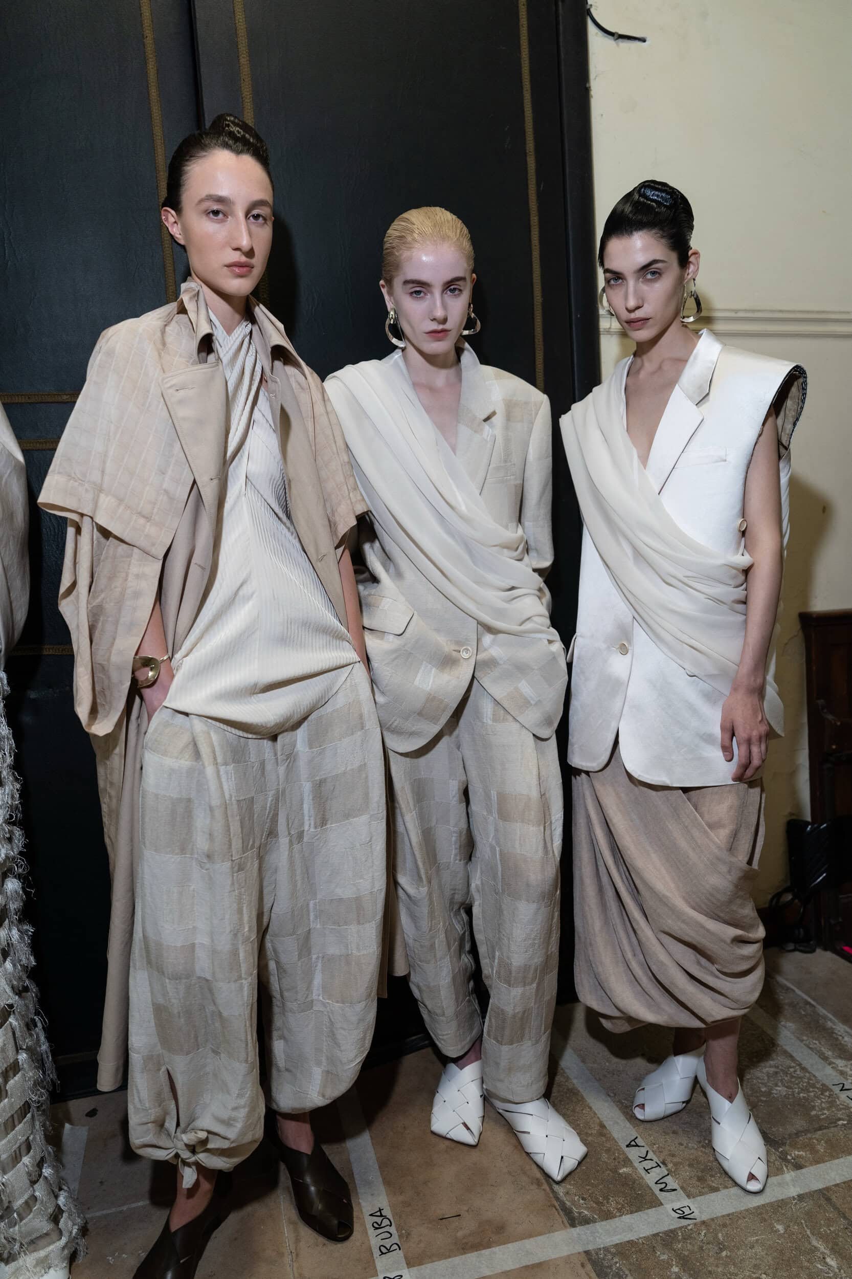 Uma Wang Spring 2027 Fashion Show Backstage