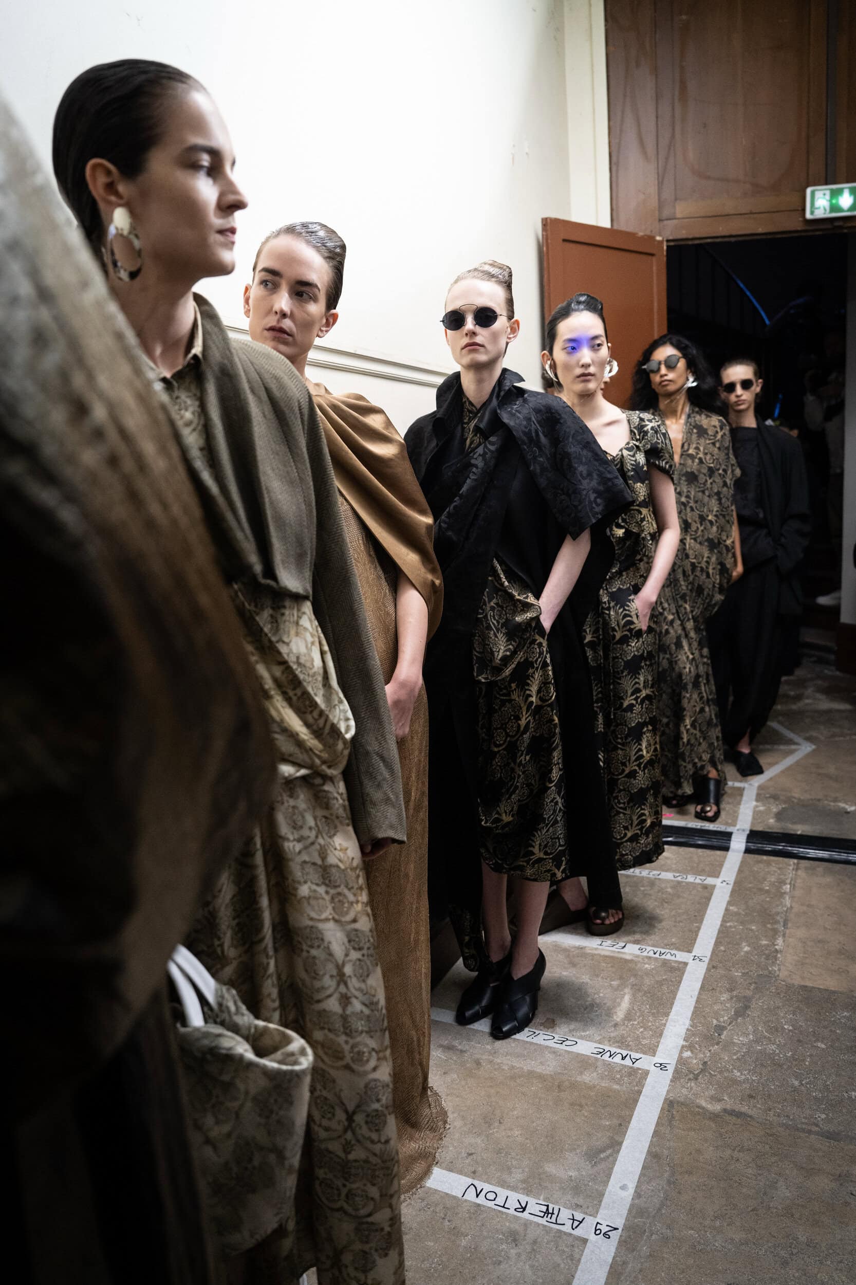 Uma Wang Spring 2027 Fashion Show Backstage