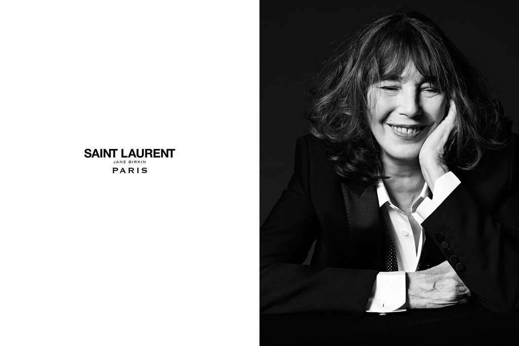 The impression Saint Laurent Hedi Slimane Ad Campaign Jane Birkin 1