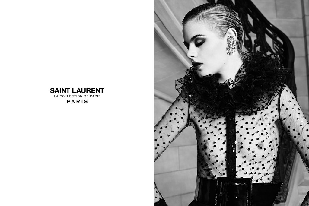 The Impression Saint Laurent Hedi Slimane Ad Campaign la Collection De Paris 11