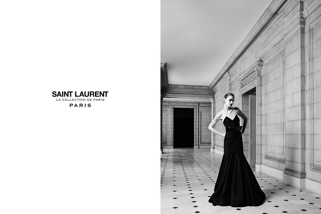 The Impression Saint Laurent Hedi Slimane Ad Campaign la Collection De Paris 13