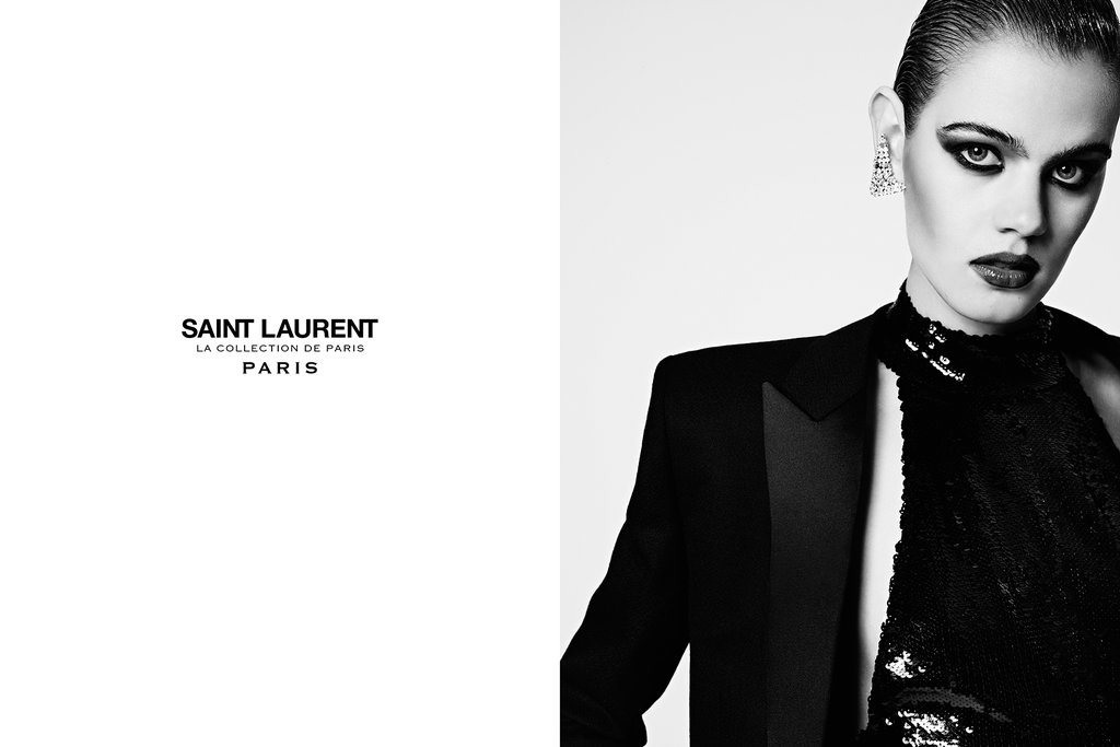 The Impression Saint Laurent Hedi Slimane Ad Campaign la Collection De Paris 7